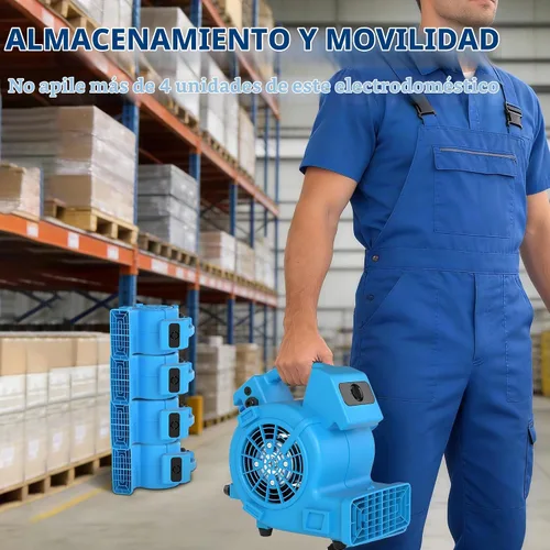 Vista 5 de Bestronair Ventilador del movimiento del aire, secador de piso de alta