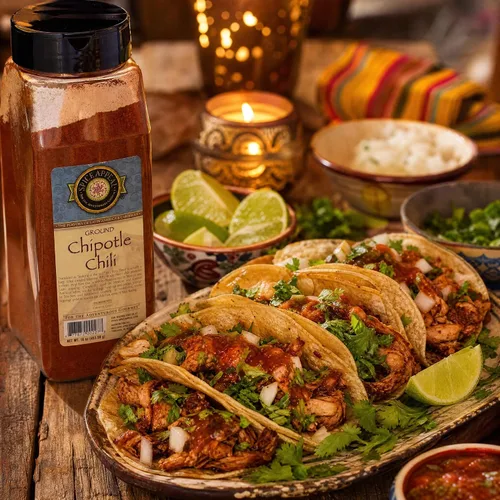 Vista 7 de Sazonador jerk jamaicano de Spice Appeal Smoky chipotle pepper spice for Mexican cooking, marinades, dry rubs, and authentic southwestern flavor