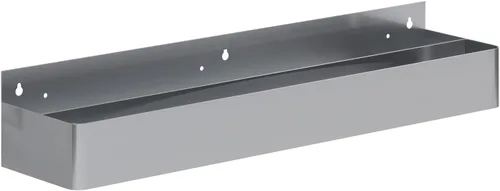 Vista 26 de AmGood 36 in. Rack de carril de velocidad de acero inoxidable de doble nivel para barras comerciales, NSF
