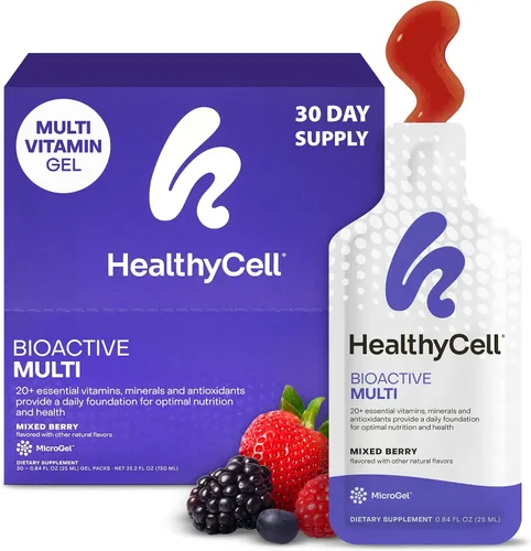 Vista 7 de Healthycell Bioactive Daily Liquid Multivitamínico Líquido Diario para Hombres y Mujeres – Más de 20 Vitaminas, Minerales y Antioxidantes Esenciales