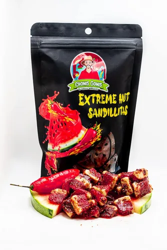 Vista 3 de Chomis Gomis Caramelo Chamoy Gummy (Chomis Gushis)