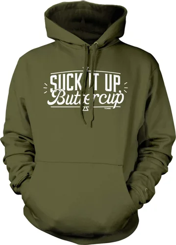 Vista 24 de Tcombo Suck It Up Buttercup - Sudadera con capucha unisex para gimnasio y entrenamiento