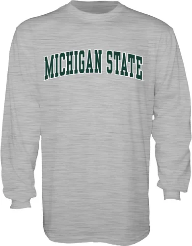 Vista 25 de Blue 84 NCAA playera de manga larga con nombre de equipo arqueado color brezo oscuro para hombre