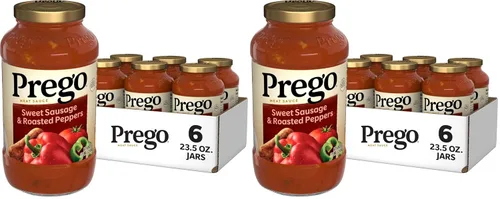 Vista 12 de Prego Tomate grueso con salsa de pasta de ajo y cebolla, tarro de 24 onzas