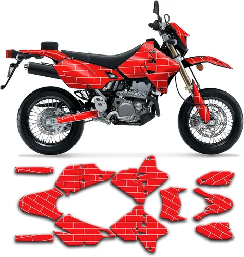 Vista 36 de Kit de calcomanías personalizadas para Suzuki DRZ400 E / DRZ400 Enduro / DRZ400E / DR-Z400E / DRZ400 EN 1999-2024, SZDRSE9919003-KO