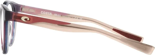 Vista 4 de Costa Del Mar Marcos de gafas con receta Ocean Ridge 510 Cat Eye para mujer, Lente UrchinSmokeDemo, 51 mm
