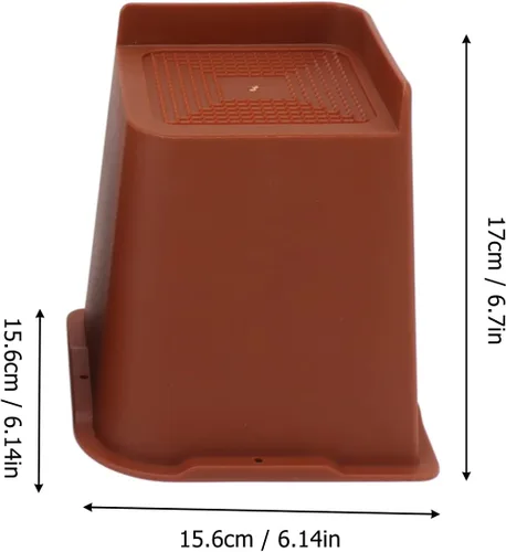 Vista 9 de SUNGOOYUE Heavy Duty Bed Risers, 6 Inch Stackable Furniture Risers with Anti Slip ABS for Sofa Table Couch Chair Bed Frame, Supports Up to 10000 Lbs