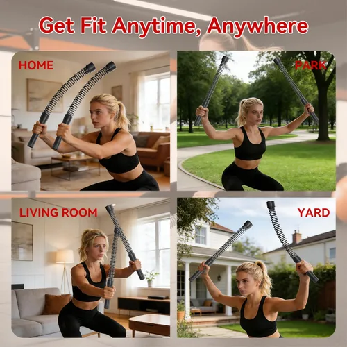 Vista 4 de Cuerdas de batalla inalámbricas sin cuerda para gimnasio en casa, cuerda de entrenamiento portátil con peso para entrenamiento HIIT, cardiovascular