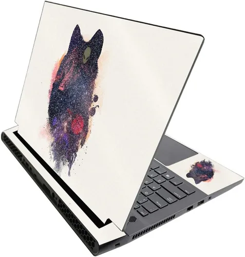 Vista 6 de MightySkins - Skin brillante con purpurina para Alienware M17 R3 (2020) y M17 R4 (2021) - Diversión de los años 90 Acabado duradero con purpurina