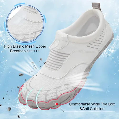 Vista 3 de Spesoul Zapatos de agua para mujer y hombre, para natación, playa, secado rápido, para piscina, senderismo, entrenamiento, deportes acuáticos al