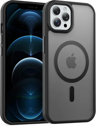 Vista 76 de Funda transparente para iPhone 11 con protector de pantalla, compatible con Magsafe, antiamarilleo, protección de grado militar, a prueba de golpes