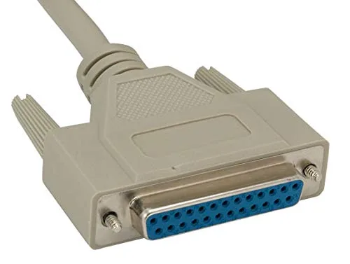 Vista 2 de Cable Leader Cable serie DB25 F/F RS-232 (6 pies (paquete de 1)