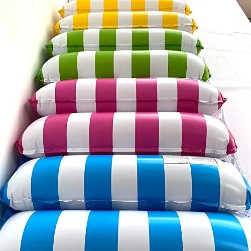 Vista 4 de Paquete de 4 flotadores inflables para piscina, hamaca de agua de tamaño adulto, silla de malla flotante 4 en 1 para adultos para vacaciones