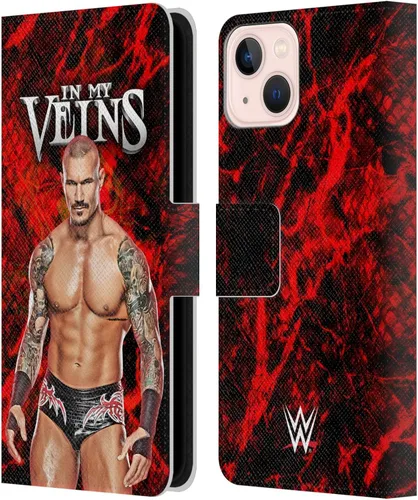 Vista 23 de Head Case Designs Officially Licensed WWE in My Veins Randy Orton Leather Wallet Case Compatible with Apple iPhone 11
