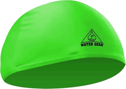 Vista 14 de Water Gear Synthetic Fiber Swim Cap - Comfortable and Durable Swimming Cap - Keeps Short or Long Hair Dry