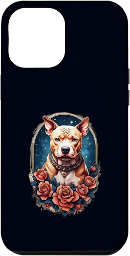Vista 25 de Funda estilo vintage para iPhone XS Max Pitbull Dog Tattoo Art Vintage Old School