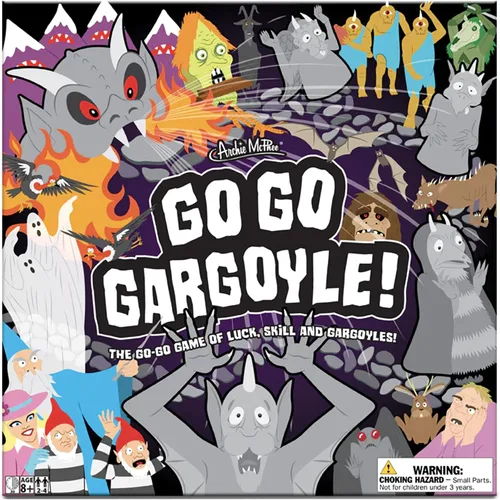 Vista 2 de Archie McPhee - Juego de mesa de gárgolas - Go Go Go Gárgola! El juego de la suerte y las gárgolas