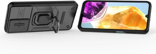 Vista 7 de Funda de teléfono móvil para Xiaomi Redmi A3/Xiaomi Poco C61 Soporte de coche Soporte Ventana corredera Cubierta protectora a prueba de golpes