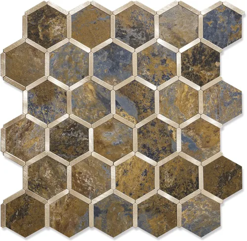 Vista 8 de STICKGOO Azulejo Hexagonal de Despegar y Pegar para Salpicadero, Azulejo Adhesivo para Salpicadero de Cocina y Baño, Aspecto de Mármol Beige PVC