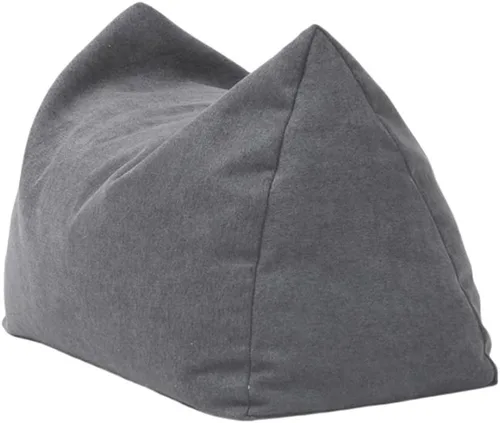 Vista 11 de Sillón puf, asiento suave para el suelo, reposapiés acolchado, otomana de relleno de gránulos EPP, cómoda silla de sofá para sala de estar, balcón