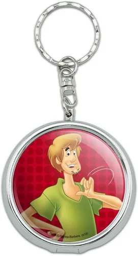 Vista 2 de GRAPHICS & MORE Scooby-Doo Shaggy personaje portátil de tamaño de viaje bolso de bolsillo Cenicero llavero con soporte para cigarrillos