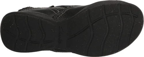 Vista 4 de Clarks Roseville Aster - Botines para mujer, Negro