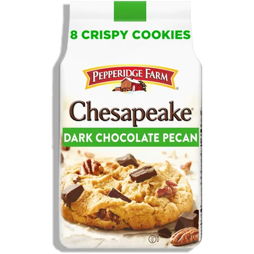 Vista 10 de Pepperidge Farm Tahoe Galletas crujientes de chocolate blanco y nuez de macadamia, bolsa de 7.2 onzas (8 galletas)