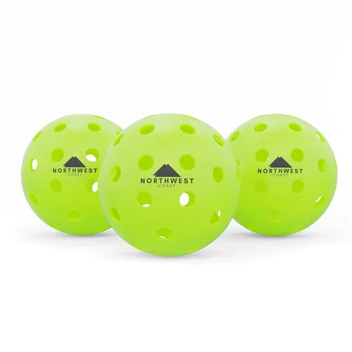 Vista 4 de Pickleballs sin costuras para exteriores - Paquete de 4