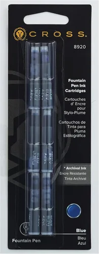 Vista 3 de Tinta negra embotellada Cross para pluma estilográfica (8945S-2), Negro