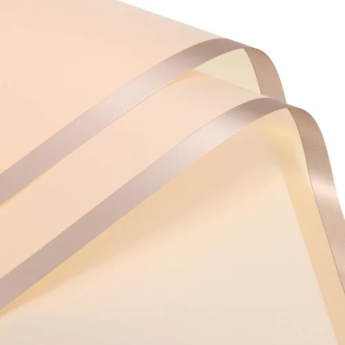 Vista 12 de MECCANIXITY 10 piezas de papel de regalo de flores con borde dorado, morado, 22.8 x 22.8 pulgadas, impermeable, para suministros de ramo de Púrpura