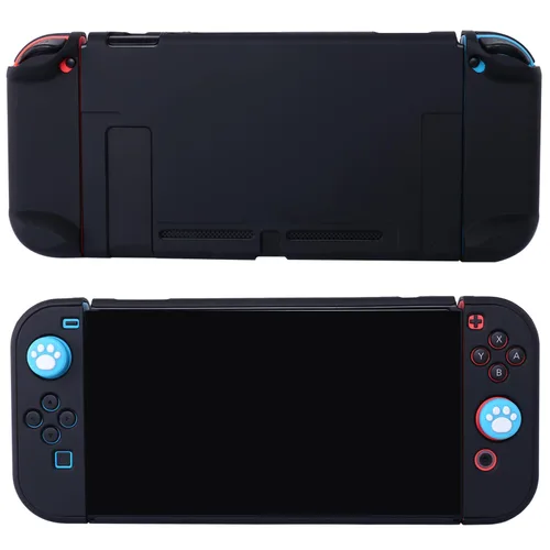 Vista 8 de COMCOOL Dockable Case for Nintendo Switch 3 in 1 Protective Cover Case for Nintendo Switch and Joy-Con Controller with Screen Protector and Thumb