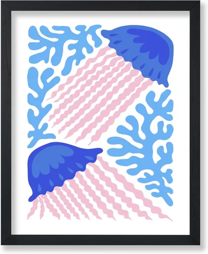 Vista 53 de Poster Master Fish Poster - Retro Aquatic Print - Marine Life Art - Groovy Fish Design - Abstract Artwork - Chic Boho Decor - Sea Design - Ocean or