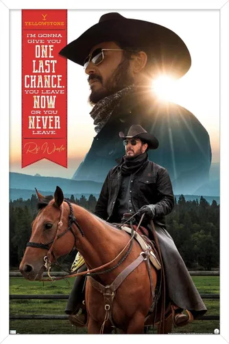 Vista 10 de Trends International Yellowstone - Póster de pared Rip, 14.725 x 22.375 pulgadas, versión premium sin marco