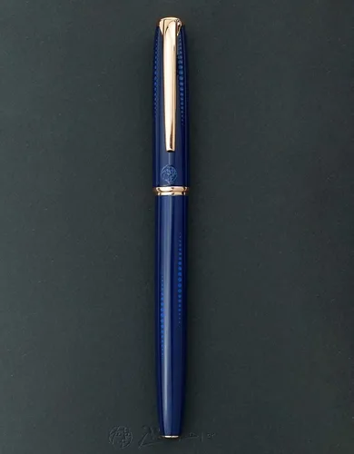 Vista 16 de erofa Picasso 916 - Pluma estilográfica negra mate con caja, bolígrafo de caligrafía doblada de titanio negro