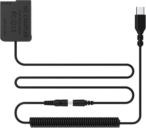Vista 10 de USB-B a NP-BX1 Batería ficticia DK-X1 Acoplador DC para Sony ZV-1 Batería ficticia para Sony Cybershot ZV1 ZV-1 II, ZV-1F DSC-RX1 RX1R, RX100 II III