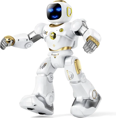 Vista 10 de Ruko 1088 Robots inteligentes para niños, gran robot interactivo programable RC con control de voz, control de aplicación, regalo para niños y niñas