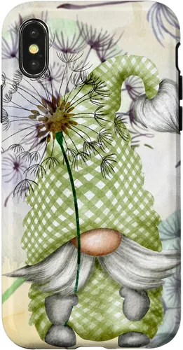 Vista 5 de Cute Gnome Dandelion Flower Pattern for Women Mom Aesthetic Case for iPhone 17