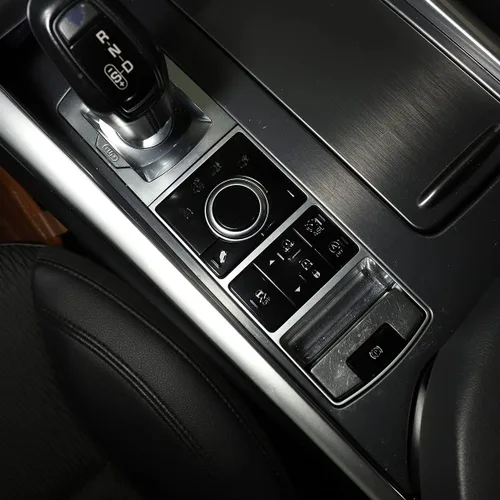 Vista 3 de YIWANG Aleación de aluminio modificado consola central multimedia botón botón embellecedores cubierta pegatinas para Land Rang Range Rover