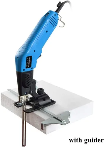 Vista 3 de Cuchillo cortador de espuma eléctrica de 110 V, esponja Peral, herramienta de corte de espuma peral, ranurado, refrigeración por aire, kit