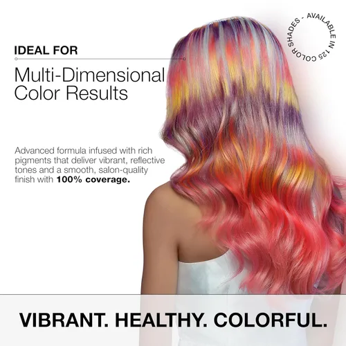 Vista 7 de GK HAIR Color Cream 10.0 Rubio platino más claro – 100% cobertura de canas Resultados semipermanentes, semipermanente o semipermanente 8–10 Vol