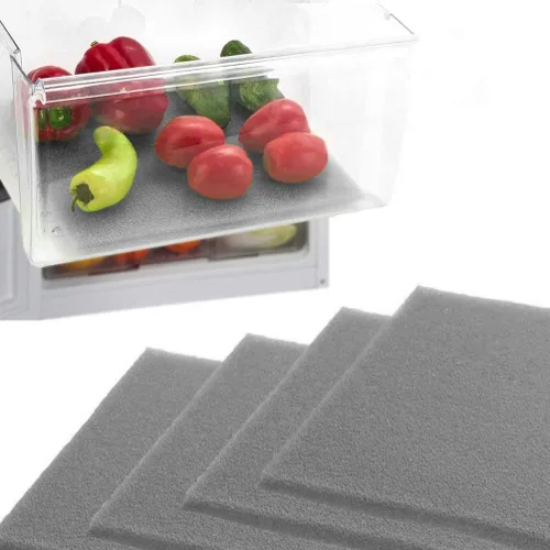 Vista 10 de Dualplex® Revestimiento extensor de vida de frutas y verduras para cajones de refrigerador, 12 x 15 pulgadas (paquete de 4) – Extiende la vida útil