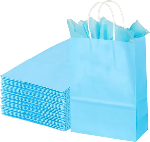 Vista 19 de BLEWINDZ - 32 bolsas de regalo pequeñas con 32 pañuelos de 8.7 x 6.3 x 3.2 01-8cols-S