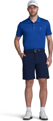 Vista 3 de IZOD Mens Performance Golf Grid Short Sleeve Stretch Polo Shirt-Legacy