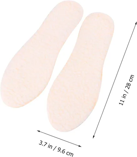 Vista 2 de Exceart Plantillas de zapatos de invierno Diseño ingenioso, mejora la fuerza del pie, alivia la presión del pie. Almohadillas cálidas para zapatos