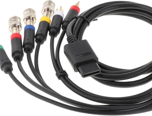 Vista 6 de N64 AV sistema de vídeo de juego de cable retro compuesto multi hacia fuera Audio TV S-Video Cable Cable