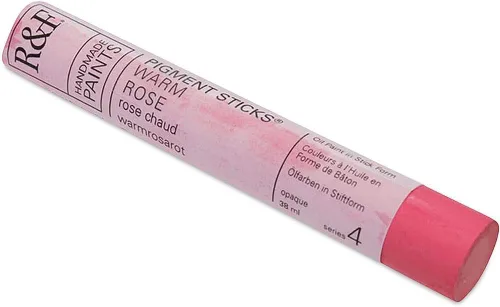 Vista 16 de R&F Handmade Paints - Pigmento profesional al óleo en barra, naranja lizarina, 6.4 fl oz