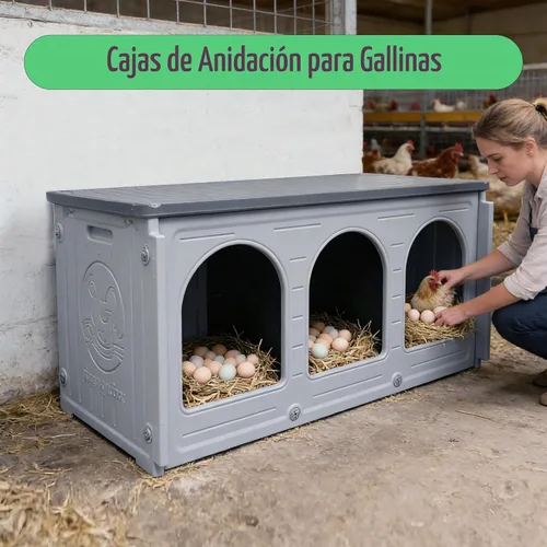 Vista 9 de Rockever Cajas de anidación para pollos, cajas de anidación de plástico