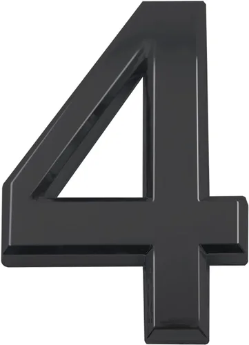 Vista 7 de Cobata Números autoadhesivos de dirección de casa/calle de 3.9 pulgadas - Números autoadhesivos para buzón/puerta - Caracteres de la A a la Z