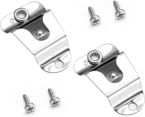 Vista 5 de 2 soportes para micrófono, clip resistente para colgar micrófono con tornillos para micrófono de mano GM300 GM3188 GM338 TM271A TM481A y más