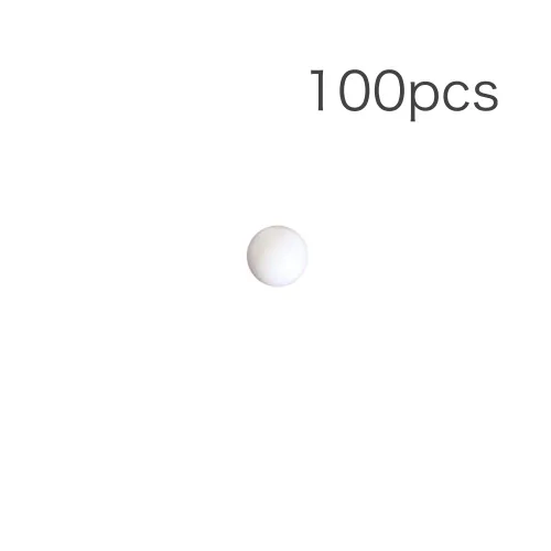 Vista 2 de 100 bolas de plástico sólido Delrin polioximetileno (POM)